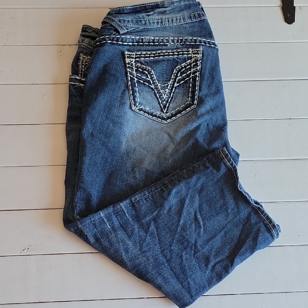 Vigoss Women's Indigo Capris